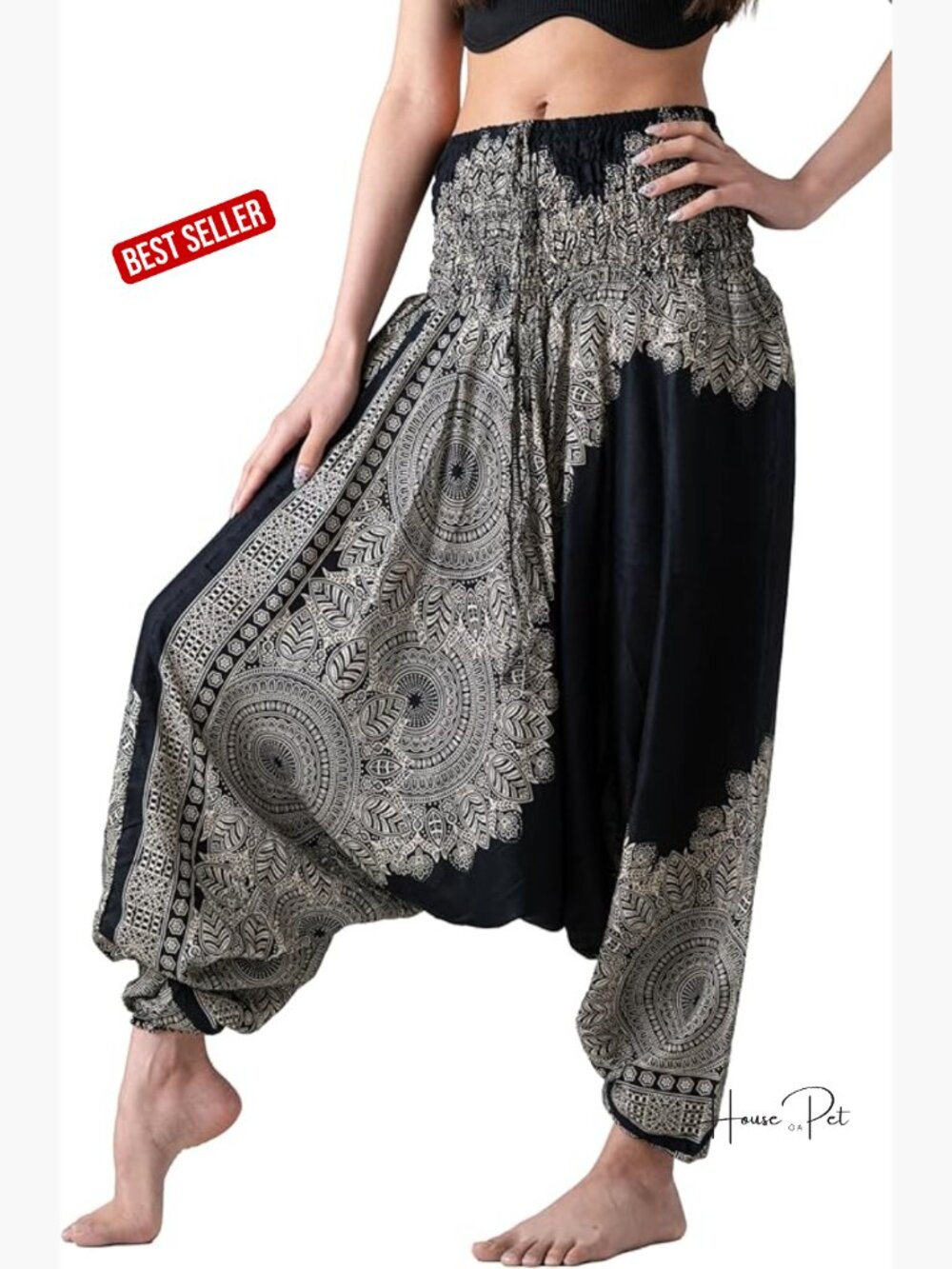 Harem Pants Jumpsuit Boho Hippie Clothes Yoga Pants
